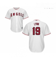 Mens Los Angeles Angels of Anaheim 19 Fred Lynn Replica White Home Cool Base Baseball Jersey Mens Los Angeles Angels of Anaheim 19 Fred Lynn Replica White Home Cool Base Baseball Jersey