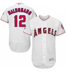 Mens Majestic Los Angeles Angels of Anaheim 12 Martin Maldonado White Flexbase Collection 2018 World Series Jersey Mens Majestic Los Angeles Angels of Anaheim 12 Martin Maldonado White Flexbase Collection 2018 World Series Jersey