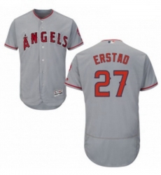 Mens Majestic Los Angeles Angels of Anaheim 27 Darin Erstad Grey Flexbase Authentic Collection MLB Jersey Mens Majestic Los Angeles Angels of Anaheim 27 Darin Erstad Grey Flexbase Authentic Collection MLB Jersey
