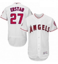 Mens Majestic Los Angeles Angels of Anaheim 27 Darin Erstad White Flexbase Authentic Collection MLB Jersey Mens Majestic Los Angeles Angels of Anaheim 27 Darin Erstad White Flexbase Authentic Collection MLB Jersey