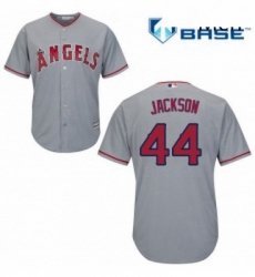 Mens Majestic Los Angeles Angels of Anaheim 44 Reggie Jackson Replica Grey Road Cool Base MLB Jersey Mens Majestic Los Angeles Angels of Anaheim 44 Reggie Jackson Replica Grey Road Cool Base MLB Jersey