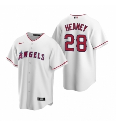 Mens Nike Los Angeles Angels 28 Andrew Heaney White Home Stitched Baseball Jerse Mens Nike Los Angeles Angels 28 Andrew Heaney White Home Stitched Baseball Jerse