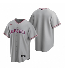 Mens Nike Los Angeles Angels Blank Gray Road Stitched Baseball Jersey Mens Nike Los Angeles Angels Blank Gray Road Stitched Baseball Jersey
