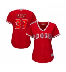Womens Los Angeles Angels of Anaheim 37 Cody Allen Replica Red Alternate Baseball Jersey Womens Los Angeles Angels of Anaheim 37 Cody Allen Replica Red Alternate Baseball Jersey