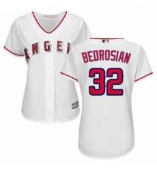 Womens Majestic Los Angeles Angels of Anaheim 32 Cam Bedrosian Authentic White Home Cool Base MLB Jersey Womens Majestic Los Angeles Angels of Anaheim 32 Cam Bedrosian Authentic White Home Cool Base MLB Jersey