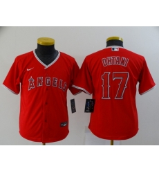 Youth Los Angeles Angels 17 Shohei Ohtani Red Stitched MLB Cool Base Nike Jersey Youth Los Angeles Angels 17 Shohei Ohtani Red Stitched MLB Cool Base Nike Jersey