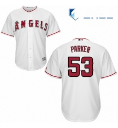 Youth Majestic Los Angeles Angels of Anaheim 53 Blake Parker Authentic White Home Cool Base MLB Jersey Youth Majestic Los Angeles Angels of Anaheim 53 Blake Parker Authentic White Home Cool Base MLB Jersey