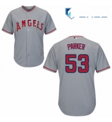 Youth Majestic Los Angeles Angels of Anaheim 53 Blake Parker Replica Grey Road Cool Base MLB Jersey Youth Majestic Los Angeles Angels of Anaheim 53 Blake Parker Replica Grey Road Cool Base MLB Jersey