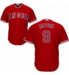 Youth Majestic Los Angeles Angels of Anaheim 9 Cameron Maybin Replica Red Alternate Cool Base MLB Jersey Youth Majestic Los Angeles Angels of Anaheim 9 Cameron Maybin Replica Red Alternate Cool Base MLB Jersey