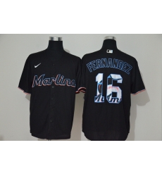 Marlins 16 Jose Fernandez Black 2020 Nike Cool Base Fashion Jersey Marlins 16 Jose Fernandez Black 2020 Nike Cool Base Fashion Jersey