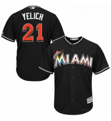 Youth Majestic Miami Marlins 21 Christian Yelich Replica Black Alternate 2 Cool Base MLB Jersey Youth Majestic Miami Marlins 21 Christian Yelich Replica Black Alternate 2 Cool Base MLB Jersey