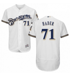 Mens Majestic Milwaukee Brewers 71 Josh Hader Navy Blue Alternate Flex Base Authentic Collection MLB Jersey Mens Majestic Milwaukee Brewers 71 Josh Hader Navy Blue Alternate Flex Base Authentic Collection MLB Jersey