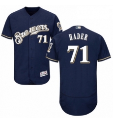 Mens Majestic Milwaukee Brewers 71 Josh Hader White Alternate Flex Base Authentic Collection MLB Jersey Mens Majestic Milwaukee Brewers 71 Josh Hader White Alternate Flex Base Authentic Collection MLB Jersey