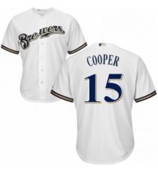 Youth Majestic Milwaukee Brewers 15 Cecil Cooper Authentic Navy Blue Alternate Cool Base MLB Jersey Youth Majestic Milwaukee Brewers 15 Cecil Cooper Authentic Navy Blue Alternate Cool Base MLB Jersey