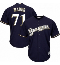 Youth Majestic Milwaukee Brewers 71 Josh Hader Replica White Alternate Cool Base MLB Jersey Youth Majestic Milwaukee Brewers 71 Josh Hader Replica White Alternate Cool Base MLB Jersey