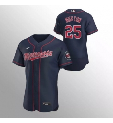 Men Minnesota Twins 25 Byron Buxton Navy Flex Base Stitched Jerseys Men Minnesota Twins 25 Byron Buxton Navy Flex Base Stitched Jerseys