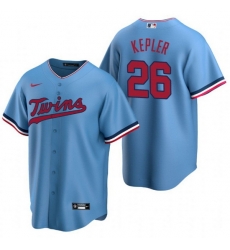 Men Minnesota Twins 26 Max Kepler Blue Cool Base Stitched Jerse Men Minnesota Twins 26 Max Kepler Blue Cool Base Stitched Jerse