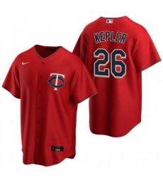 Men Minnesota Twins 26 Max Kepler Red Cool Base Stitched Jerse Men Minnesota Twins 26 Max Kepler Red Cool Base Stitched Jerse