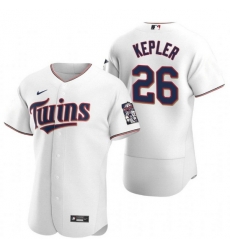 Men Minnesota Twins 26 Max Kepler White Flex Base Stitched Jerse Men Minnesota Twins 26 Max Kepler White Flex Base Stitched Jerse
