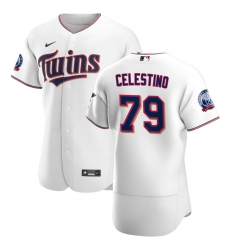 Men Minnesota Twins 79 Gilberto Celestino Men Nike White Home 2020 60th Season Flex Base Team MLB Jersey Men Minnesota Twins 79 Gilberto Celestino Men Nike White Home 2020 60th Season Flex Base Team MLB Jersey