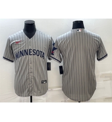 Men Minnesota Twins Blank 2023 Grey Home Team Cool Base Stitched Jersey Men Minnesota Twins Blank 2023 Grey Home Team Cool Base Stitched Jersey