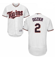 Mens Majestic Minnesota Twins 2 Brian Dozier White Home Flex Base Authentic Collection MLB Jersey Mens Majestic Minnesota Twins 2 Brian Dozier White Home Flex Base Authentic Collection MLB Jersey