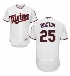Mens Majestic Minnesota Twins 25 Byron Buxton White Home Flex Base Authentic Collection MLB Jersey Mens Majestic Minnesota Twins 25 Byron Buxton White Home Flex Base Authentic Collection MLB Jersey