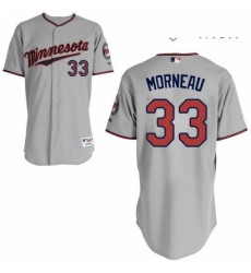 Mens Majestic Minnesota Twins 33 Justin Morneau Authentic Grey Road Cool Base MLB Jersey Mens Majestic Minnesota Twins 33 Justin Morneau Authentic Grey Road Cool Base MLB Jersey