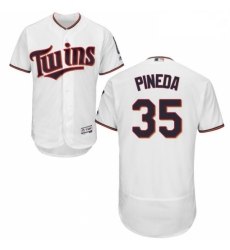 Mens Majestic Minnesota Twins 35 Michael Pineda White Home Flex Base Authentic Collection MLB Jersey Mens Majestic Minnesota Twins 35 Michael Pineda White Home Flex Base Authentic Collection MLB Jersey