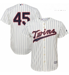 Mens Majestic Minnesota Twins 45 Phil Hughes Replica Cream Alternate Cool Base MLB Jersey Mens Majestic Minnesota Twins 45 Phil Hughes Replica Cream Alternate Cool Base MLB Jersey