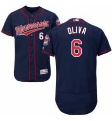 Mens Majestic Minnesota Twins 6 Tony Oliva Authentic Navy Blue Alternate Flex Base Authentic Collection MLB Jersey Mens Majestic Minnesota Twins 6 Tony Oliva Authentic Navy Blue Alternate Flex Base Authentic Collection MLB Jersey