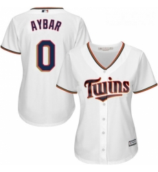 Womens Majestic Minnesota Twins 0 Erick Aybar Replica White Home Cool Base MLB Jersey Womens Majestic Minnesota Twins 0 Erick Aybar Replica White Home Cool Base MLB Jersey
