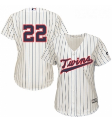 Womens Majestic Minnesota Twins 22 Miguel Sano Replica Cream Alternate Cool Base MLB Jersey Womens Majestic Minnesota Twins 22 Miguel Sano Replica Cream Alternate Cool Base MLB Jersey