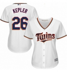 Womens Majestic Minnesota Twins 26 Max Kepler Replica White Home Cool Base MLB Jersey Womens Majestic Minnesota Twins 26 Max Kepler Replica White Home Cool Base MLB Jersey