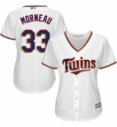 Womens Majestic Minnesota Twins 33 Justin Morneau Replica White Home Cool Base MLB Jersey Womens Majestic Minnesota Twins 33 Justin Morneau Replica White Home Cool Base MLB Jersey
