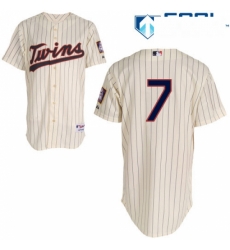 Womens Majestic Minnesota Twins 7 Joe Mauer Replica Cream Alternate Cool Base MLB Jersey Womens Majestic Minnesota Twins 7 Joe Mauer Replica Cream Alternate Cool Base MLB Jersey
