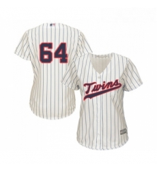 Womens Minnesota Twins 64 Willians Astudillo Replica Cream Alternate Cool Base Baseball Jersey Womens Minnesota Twins 64 Willians Astudillo Replica Cream Alternate Cool Base Baseball Jersey