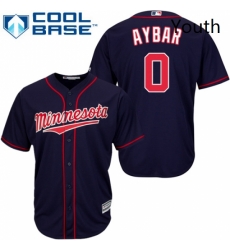 Youth Majestic Minnesota Twins 0 Erick Aybar Replica Navy Blue Alternate Road Cool Base MLB Jersey Youth Majestic Minnesota Twins 0 Erick Aybar Replica Navy Blue Alternate Road Cool Base MLB Jersey