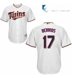 Youth Majestic Minnesota Twins 17 Jose Berrios Replica White Home Cool Base MLB Jersey Youth Majestic Minnesota Twins 17 Jose Berrios Replica White Home Cool Base MLB Jersey