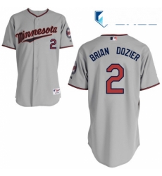 Youth Majestic Minnesota Twins 2 Brian Dozier Authentic Grey Road Cool Base MLB Jersey Youth Majestic Minnesota Twins 2 Brian Dozier Authentic Grey Road Cool Base MLB Jersey