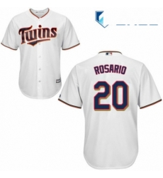 Youth Majestic Minnesota Twins 20 Eddie Rosario Authentic White Home Cool Base MLB Jersey Youth Majestic Minnesota Twins 20 Eddie Rosario Authentic White Home Cool Base MLB Jersey