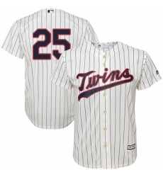 Youth Majestic Minnesota Twins 25 Byron Buxton Replica Cream Alternate Cool Base MLB Jersey Youth Majestic Minnesota Twins 25 Byron Buxton Replica Cream Alternate Cool Base MLB Jersey