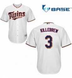 Youth Majestic Minnesota Twins 3 Harmon Killebrew Replica White Home Cool Base MLB Jersey Youth Majestic Minnesota Twins 3 Harmon Killebrew Replica White Home Cool Base MLB Jersey