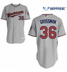 Youth Majestic Minnesota Twins 36 Robbie Grossman Replica Grey Road Cool Base MLB Jersey Youth Majestic Minnesota Twins 36 Robbie Grossman Replica Grey Road Cool Base MLB Jersey