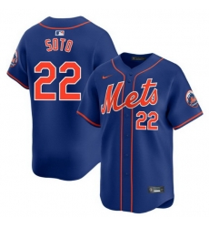 Men New York Mets Juan Soto #22 Blue Flex Base Stitched MLB Jersey Men New York Mets Juan Soto #22 Blue Flex Base Stitched MLB Jersey