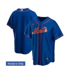 Men New York Mets Nike Blue Blank Jersey Men New York Mets Nike Blue Blank Jersey