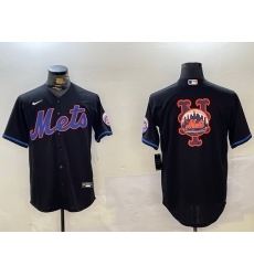 Men New York Mets Team Big Logo Graphite 2024 City Connect Limited Stitched Baseball Jersey 3 Men New York Mets Team Big Logo Graphite 2024 City Connect Limited Stitched Baseball Jersey 3