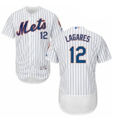 Mens Majestic New York Mets 12 Juan Lagares White Home Flex Base Authentic Collection MLB Jersey Mens Majestic New York Mets 12 Juan Lagares White Home Flex Base Authentic Collection MLB Jersey