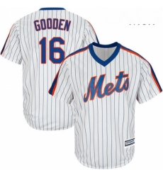 Mens Majestic New York Mets 16 Dwight Gooden Replica White Alternate Cool Base MLB Jersey Mens Majestic New York Mets 16 Dwight Gooden Replica White Alternate Cool Base MLB Jersey