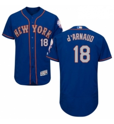 Mens Majestic New York Mets 18 Travis dArnaud RoyalGray Flexbase Authentic Collection MLB Jersey Mens Majestic New York Mets 18 Travis dArnaud RoyalGray Flexbase Authentic Collection MLB Jersey